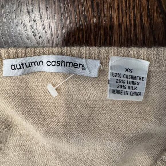 Autumn Cashmere Metallic  sweater- size XS - Picture 2 of 5